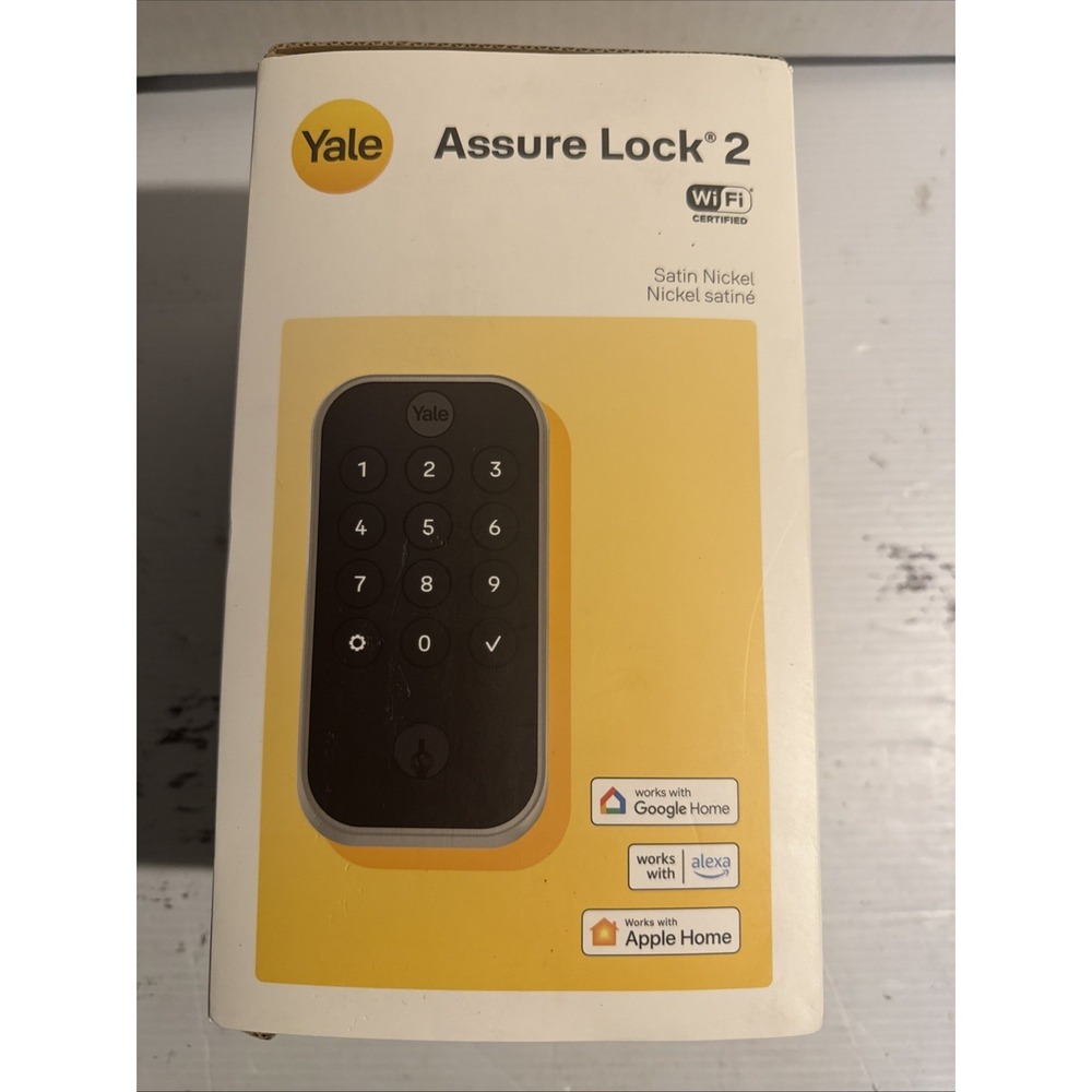 Yale Assure Lock 2 Wi-Fi Keypad Smart Lock YRD410-WF1-619 Satin Nickel